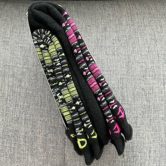 Champion Women Black and Pink Athletic Socks - Picture 5 of 6